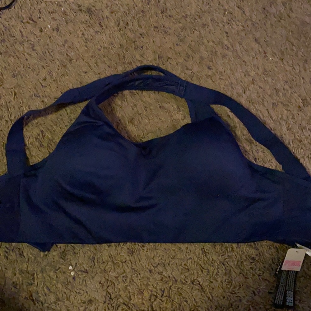 NEVER WORN before navy blue padded sports bra